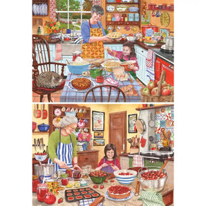 Set of 2: Tracy Hall Jigsaw Puzzles