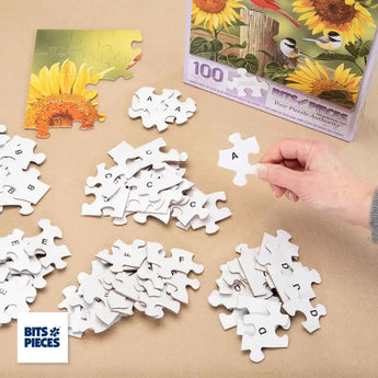 thumbnail image 2 of Easter Bunny Puzzle - 1000 Piece Spring Flowers Jigsaw For Adults 2 of 14