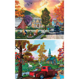 Set of 2 : Joshua Ben King  1000 Large Piece Jigsaw Puzzles