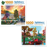 Set of 2 : Joshua Ben King  1000 Large Piece Jigsaw Puzzles