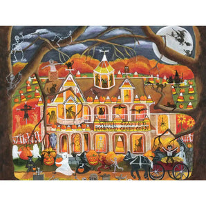 Witch Crafted Boneyard Candy Corn Jigsaw Puzzle