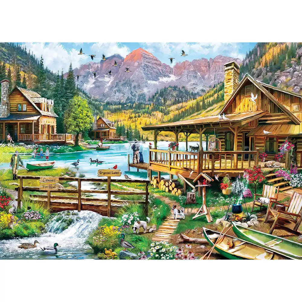 Jigsaw Rental Canoes For Rent 1000 Piece Jigsaw Puzzle| Bits and Pieces