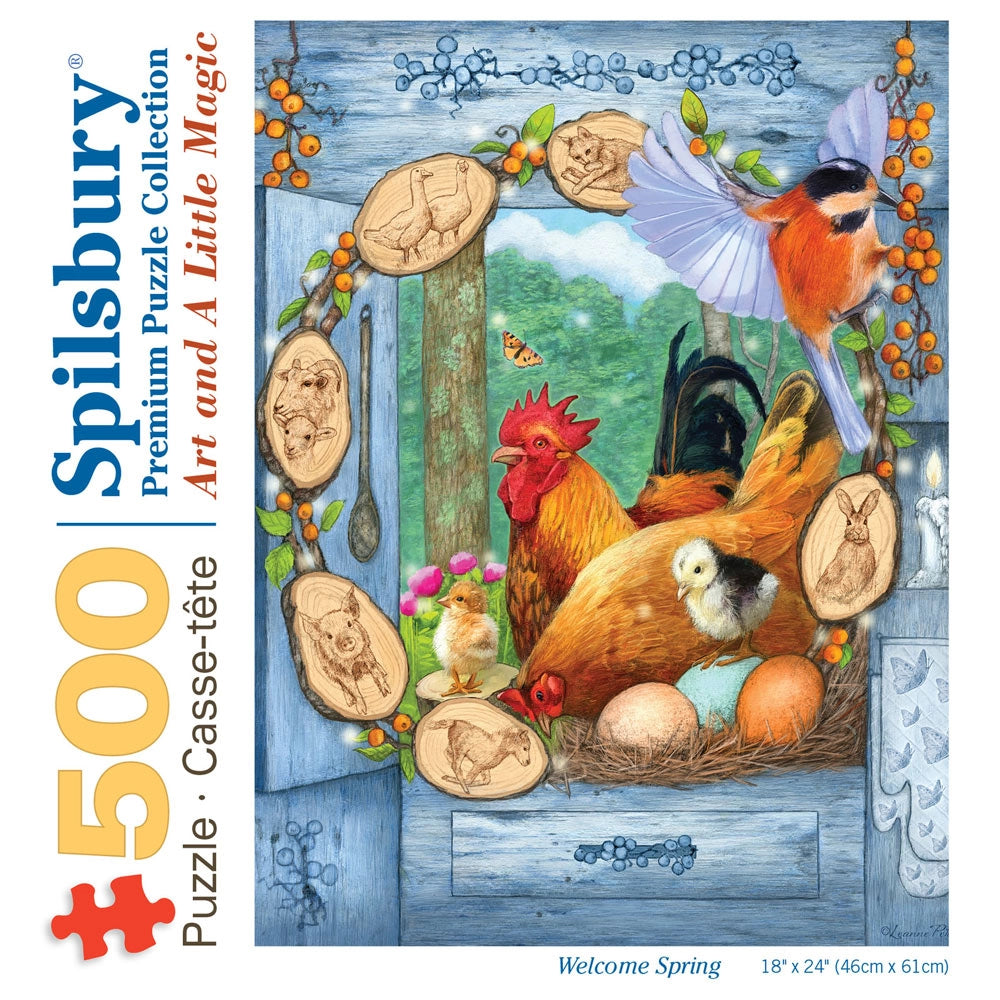 Welcom Spring Puzzle Welcome Spring Jigsaw Puzzle | Bits and Pieces
