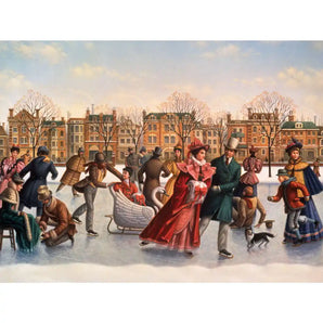 Victorian Skaters Jigsaw Puzzle
