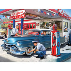 50's Service Station Jigsaw Puzzle | Bits and Pieces