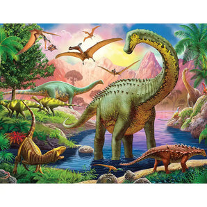 World Of Huge Dinosaurs Jigsaw Puzzle