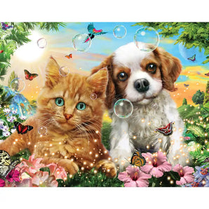 Kitten and Puppy Jigsaw Puzzle