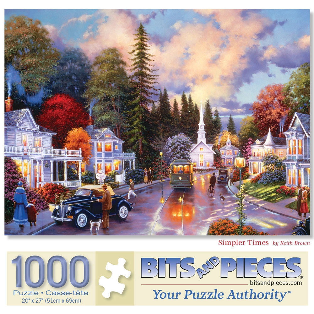 Time Jigsaw Simpler Times Jigsaw Puzzle | Bits and Pieces