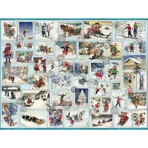 Stamps Apres Ski Jigsaw Puzzle