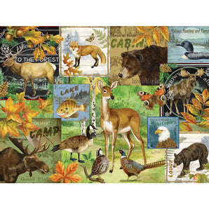 Lodge Collage Jigsaw Puzzle