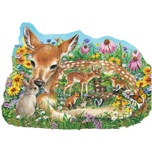 Fawn and Friends Shaped Jigsaw Puzzle