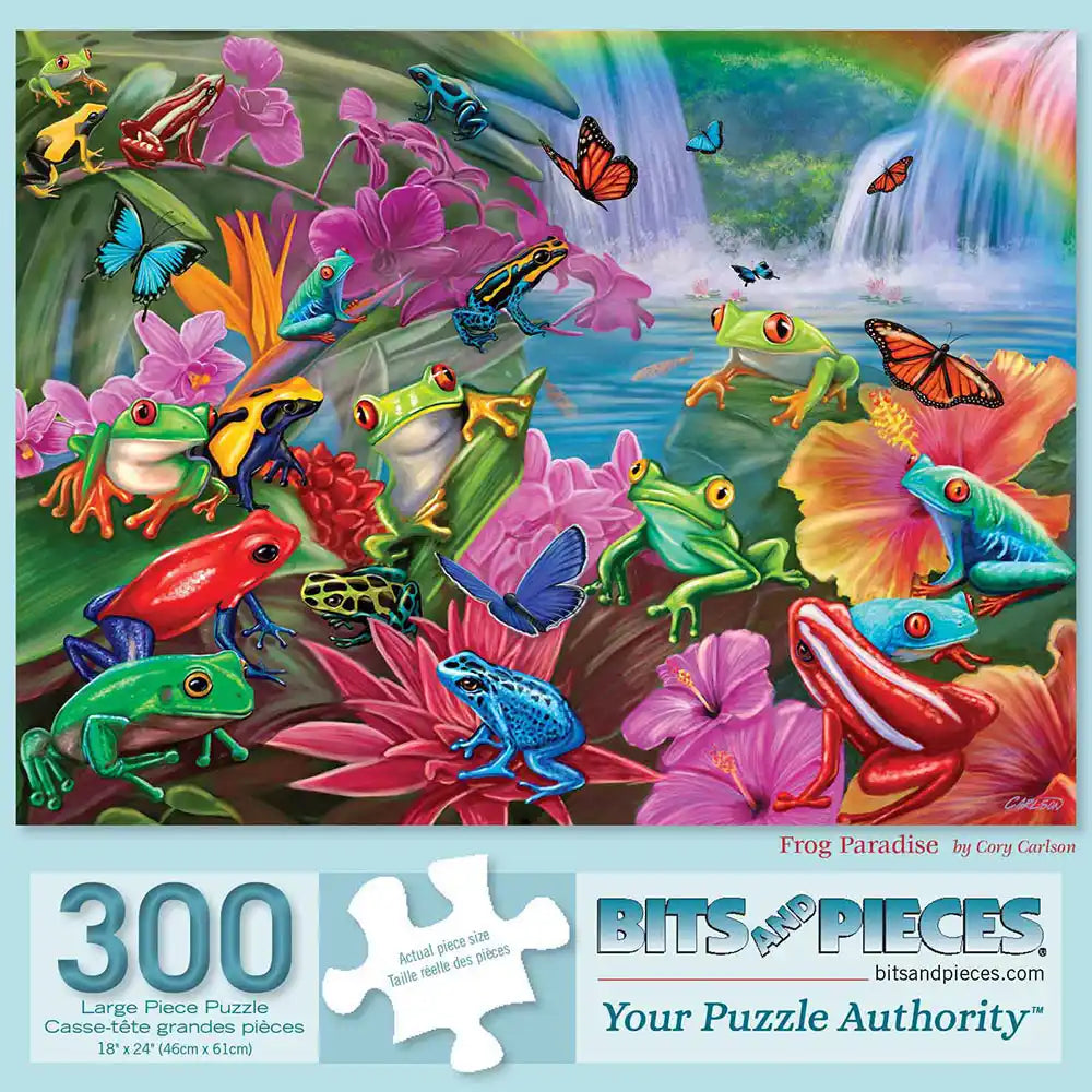 Frog Paradise Jigsaw Puzzle | Bits and Pieces Frog Paradise Jigsaw Puzzle | Bits and Pieces