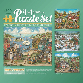 Bits and Pieces - 4-in-1 Multi-Pack 500 Piece Jigsaw Puzzles for Adults - 500 pc America The Beautiful National Parks Puzzle Set Bundle - 16 x 20 (41cm x 51cm Bits and Pieces - 4-in-1 Multi-Pack 500 Piece Jigsaw Puzzles for Adults - 500 pc America The Beautiful National Parks Puzzle Set Bundle - 16 x 20 (41cm x 51cm