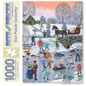 Twilight Skaters Jigsaw Puzzle | Bits and Pieces Twilight Skaters Jigsaw Puzzle | Bits and Pieces