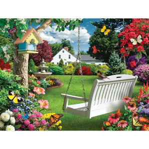 Blooming Backyard Jigsaw Puzzle