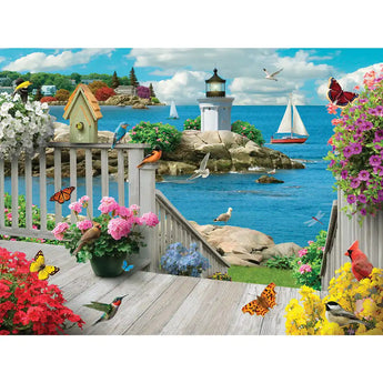 Seacoast Serenity Jigsaw Puzzle| Bits and Pieces Seacoast Serenity Jigsaw Puzzle| Bits and Pieces