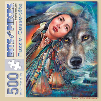 Dream of the Wolf Maiden Jigsaw Puzzle | Bits and Pieces Dream of the Wolf Maiden Jigsaw Puzzle | Bits and Pieces
