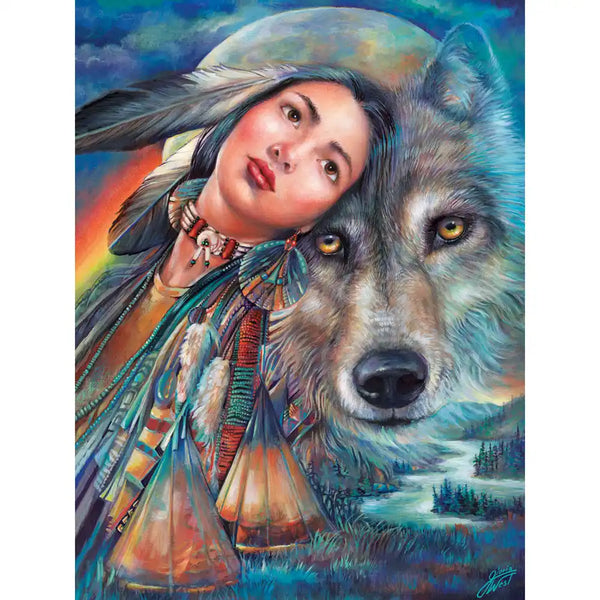 Dream of the Wolf Maiden Jigsaw Puzzle | Bits and Pieces