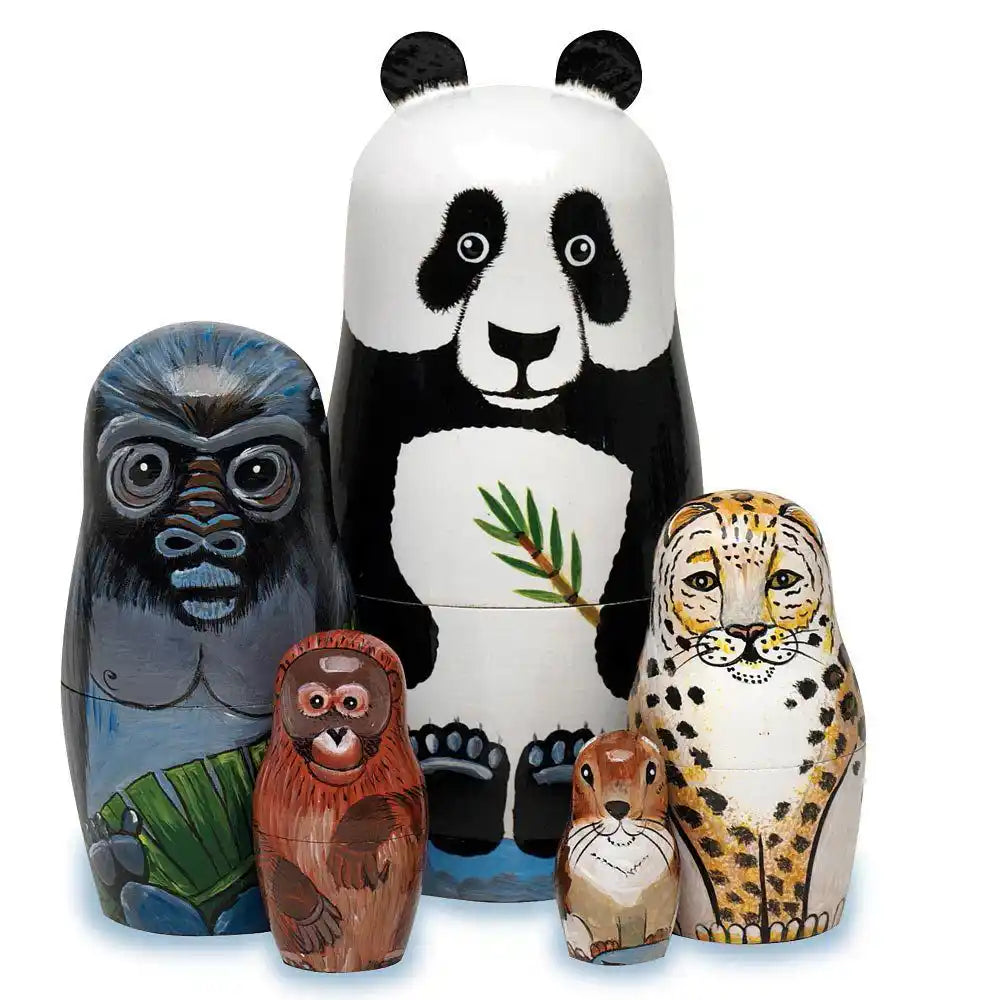Panda russian dolls sales