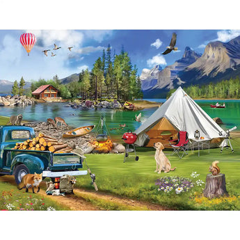 Lakeside Camping Jigsaw Puzzle| Bits and Pieces