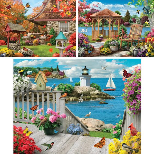 Charming Seasons Puzzle Set by Alan Giana|Bits and Pieces