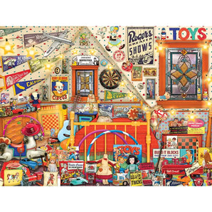 Vintage 50's Toy Room Jigsaw Puzzle