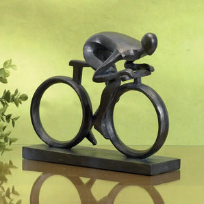 Favorite Pastime Cyclist Statue