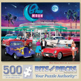 Blue Moon Drive In Jigsaw Puzzle | Bits and Pieces Blue Moon Drive In Jigsaw Puzzle | Bits and Pieces