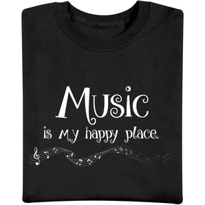 Music Is My Happy Place T-Shirt