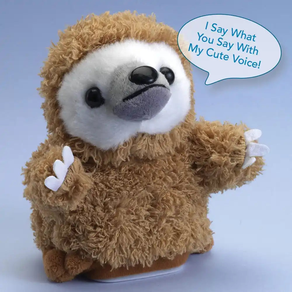 Talk Back Sloth Talking Plush Toy | Bits and Pieces