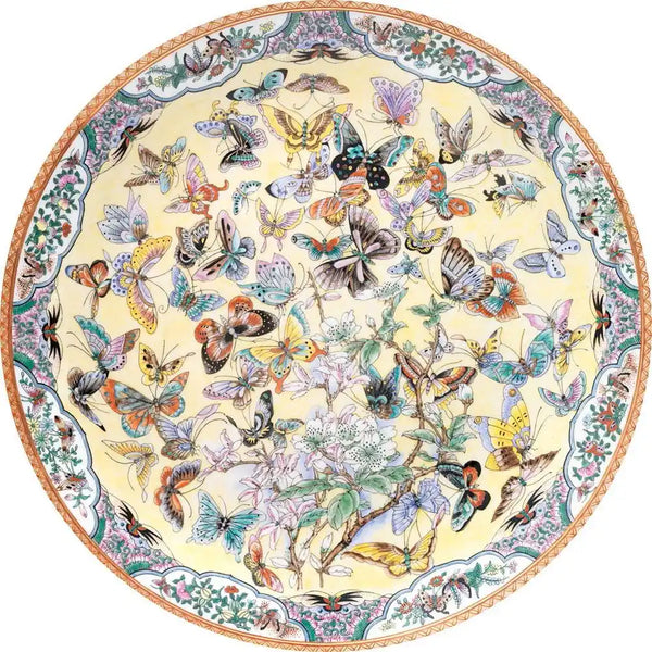 99 Butterflies Round Jigsaw Puzzle | Bits and Pieces