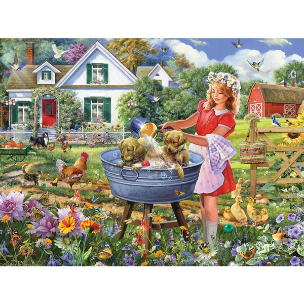 Afternoon Bath Jigsaw Puzzle | Bits and Pieces