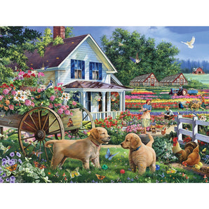 Flower Fun Farm Jigsaw Puzzle