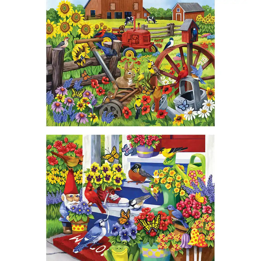Buffalo Games Puzzle „Old Glory“ – 1000 Teile, Ländliches Motiv Mit Pick-Up, Adler & Flagge