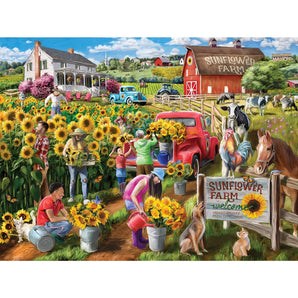 Sunflower Farm Jigsaw Puzzle