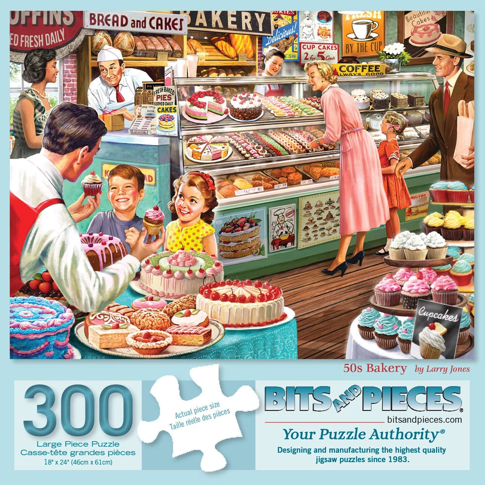 50's Bakery Jigsaw Puzzle | Bits and Pieces 50's Bakery Jigsaw Puzzle | Bits and Pieces