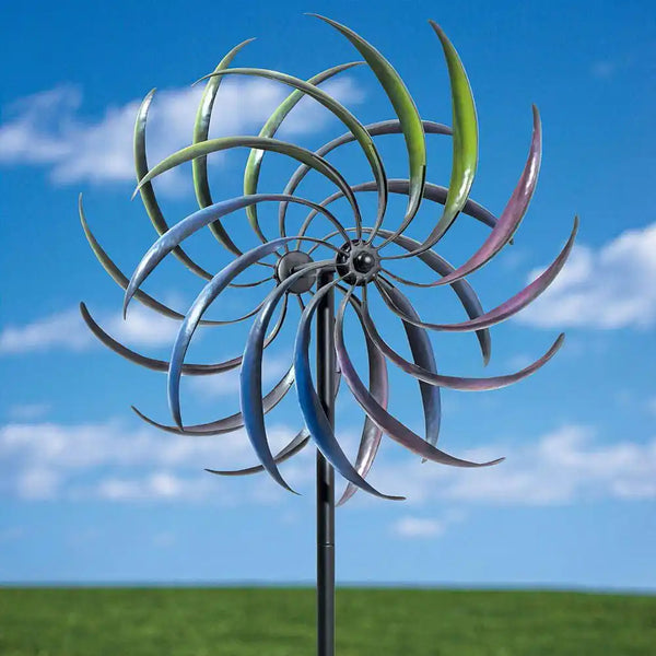 Regenboog Windspinner – 4 Stuks Waterdichte Tuinmolens, 150 Cm, Met Vogelschrikfunctie – Voor Tuin, Balkon & Terras