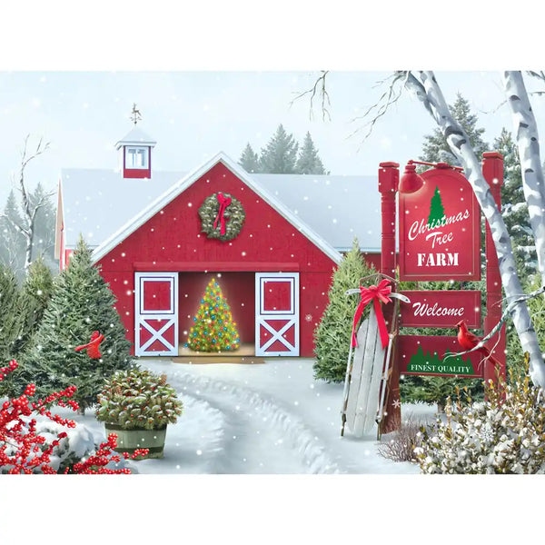 ピースファーム Christmas Tree Farm Jigsaw Puzzle | Bits and Pieces