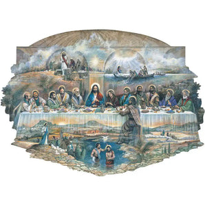 Last Supper Shaped Jigsaw Puzzle