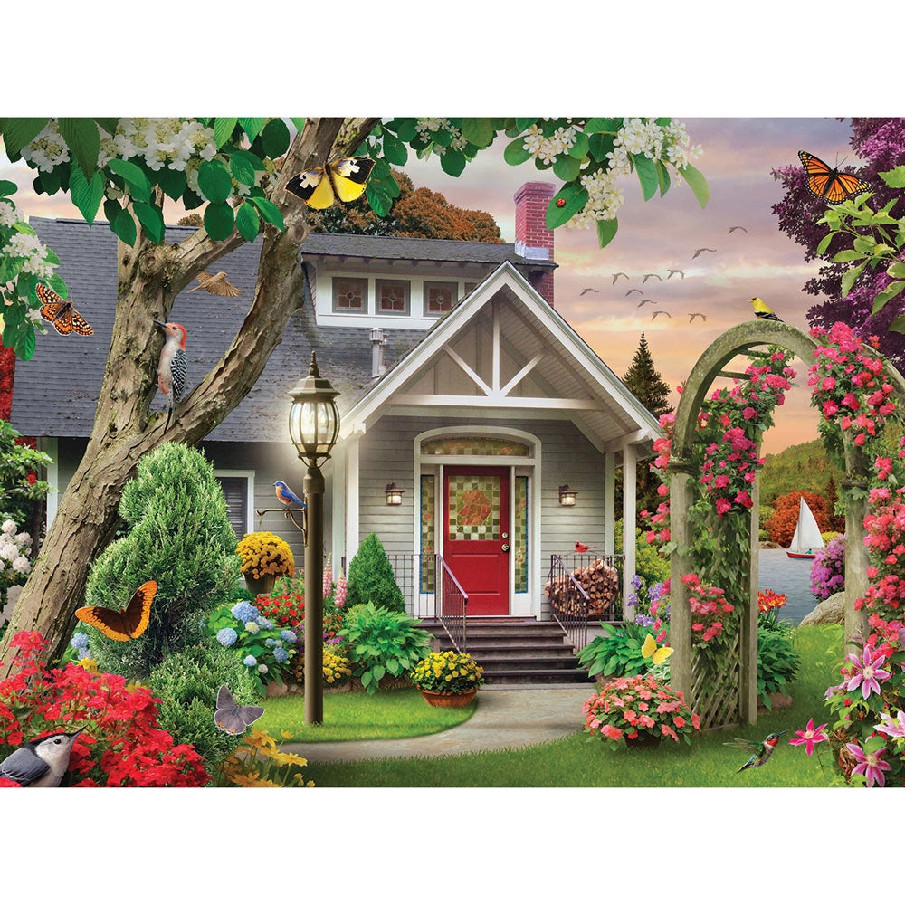 Bits And Pieces Puzzle Primavera Luce Da 500 Pezzi – Opera Di Alan Giana, Dimensioni 45x60 Cm, Per Adulti