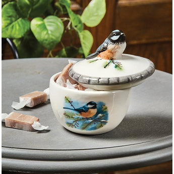 Chickadee Trinket Box