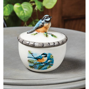 Chickadee Trinket Box