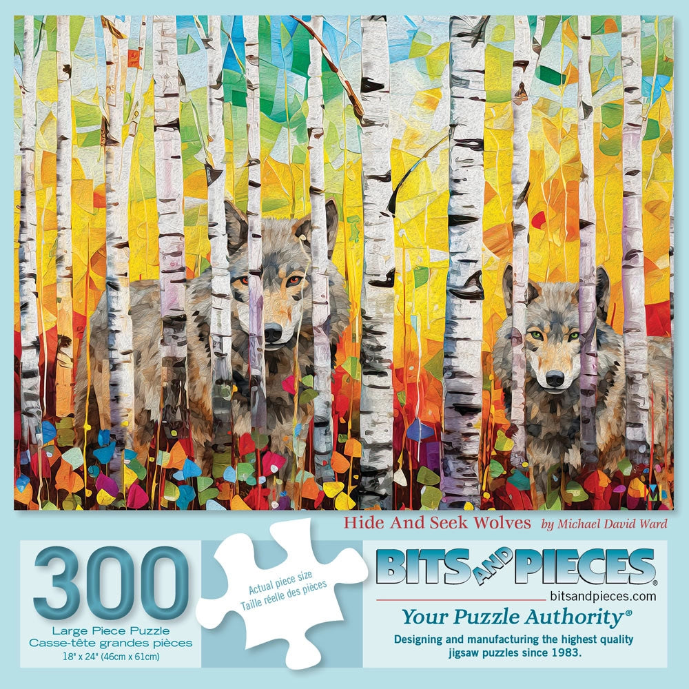 Anatolian 'Pets Hide And Seek' Jigsaw Puzzle - 260 Pieces, Finished Size 13x19 Inches