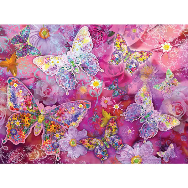 Butterfly Flowerland Jigsaw Puzzle | Bits and Pieces