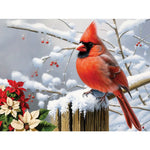 Winter Frost Cardinal Jigsaw Puzzle