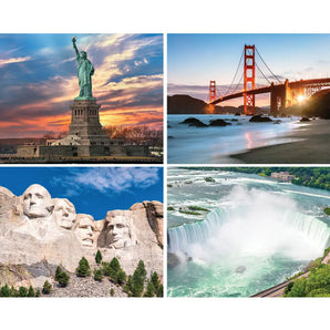 Bits and Pieces - 4-In-1 Multi-Pack 300 Piece Jigsaw Puzzles for Adults - Each M Bits and Pieces - 4-In-1 Multi-Pack 300 Piece Jigsaw Puzzles for Adults - Each M