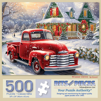 Winter Drive Jigsaw Puzzle