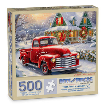 Winter Drive Jigsaw Puzzle