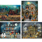 Haunted Village 4 in 1 Multipack jigsaw puzzle