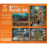 Haunted Village 4 in 1 Multipack jigsaw puzzle